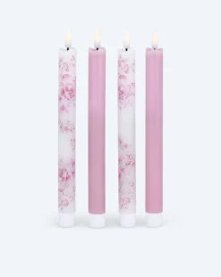 4 LED-Stabkerzen