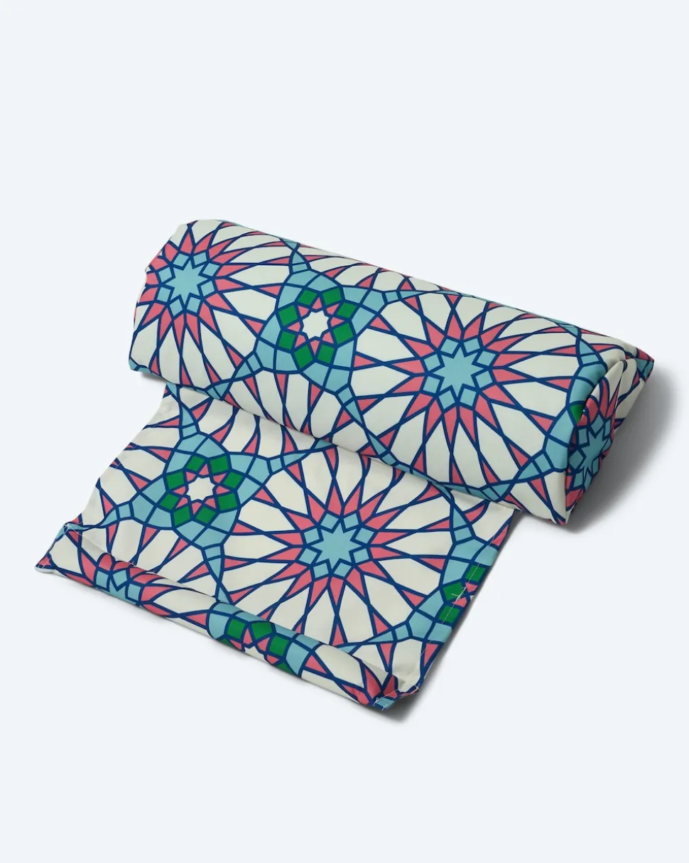 Liegestuhlkissen mit Print