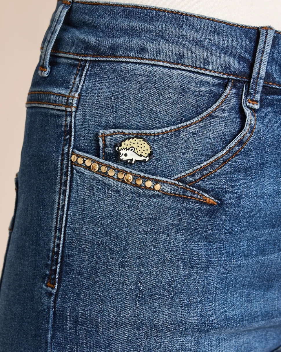 Lola Paltinger Jeans mit Dekosteinchen
