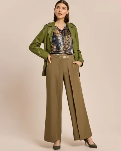 Longbluse mit Animalprint