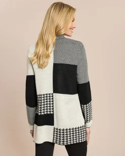 Longcardigan aufwendiges Jacquardmuster