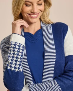 Longcardigan aufwendiges Jacquardmuster
