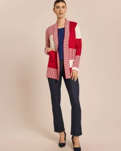 Longcardigan aufwendiges Jacquardmuster
