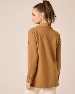 Longcardigan aus Ottoman-Jersey