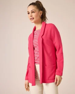 Longcardigan aus Ottoman-Jersey