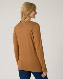 Longcardigan mit Taschen
