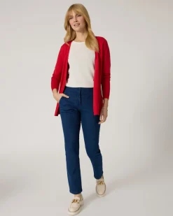 Longcardigan mit Taschen