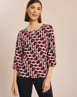 Longshirt mit Grafikdruck