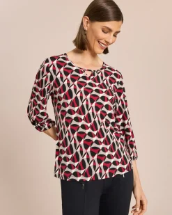 Longshirt mit Grafikdruck