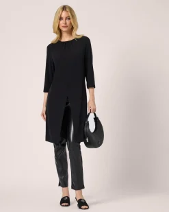 Longshirt mit Schlitz