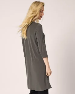 Longshirt mit Schlitz