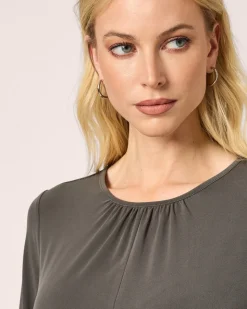 Longshirt mit Schlitz