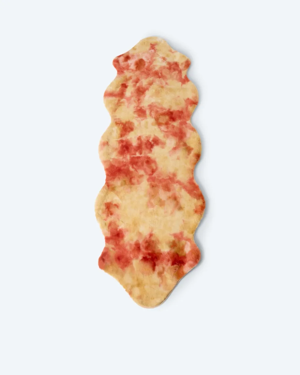 Läufer in Kaninchenfell-Optik "Batik"