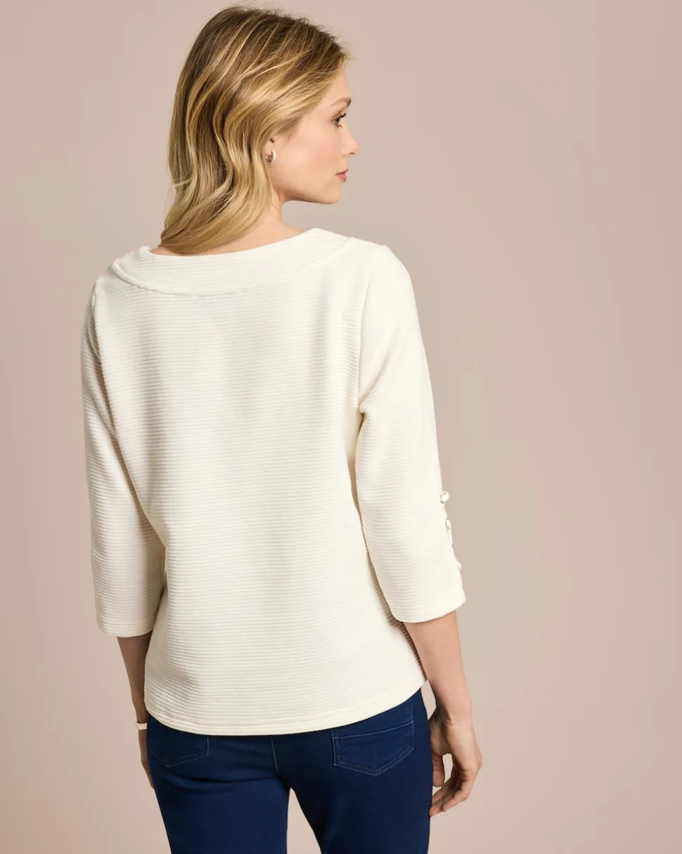 Lux Sweat Ottoman Jersey 3/4-Arm
