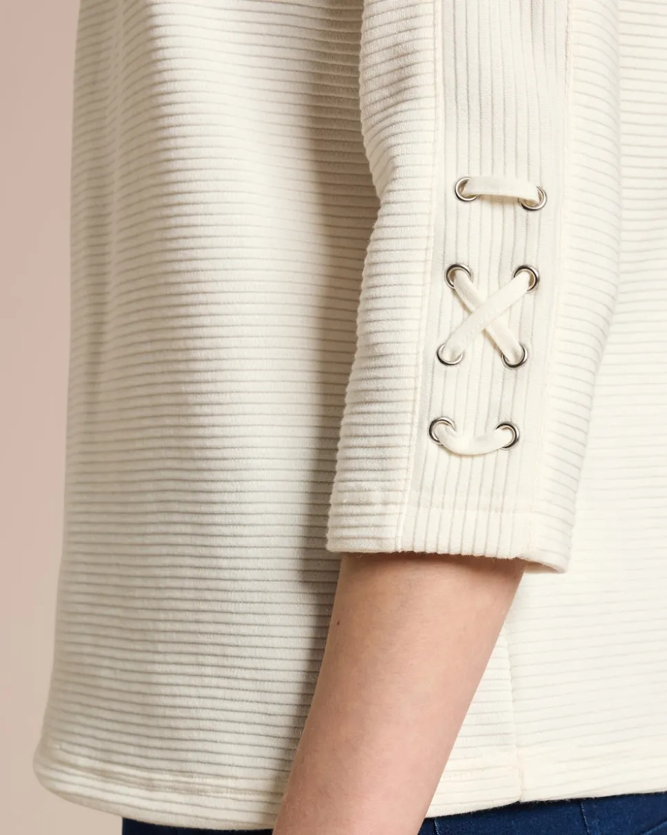 Lux Sweat Ottoman Jersey 3/4-Arm