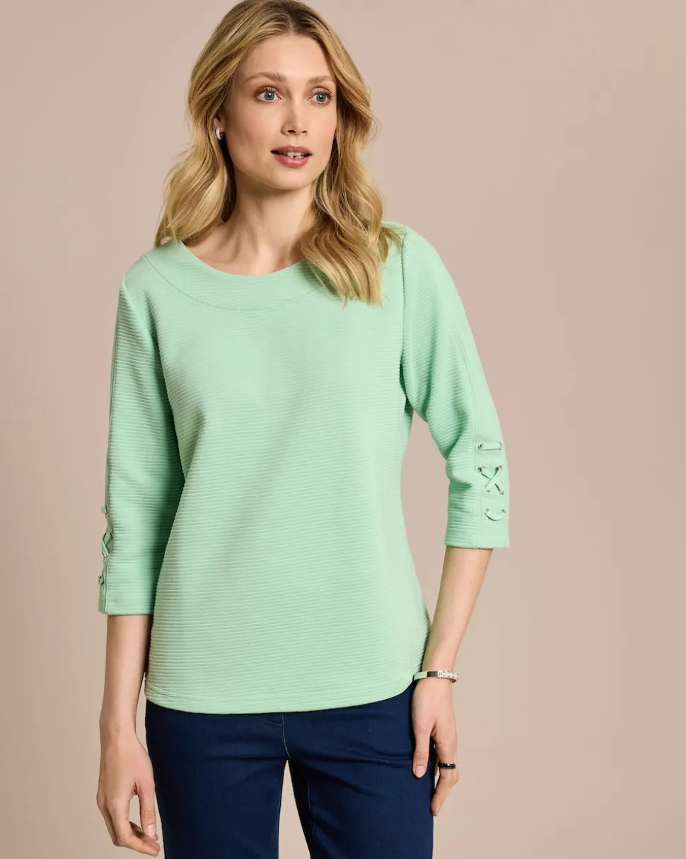 Lux Sweat Ottoman Jersey 3/4-Arm