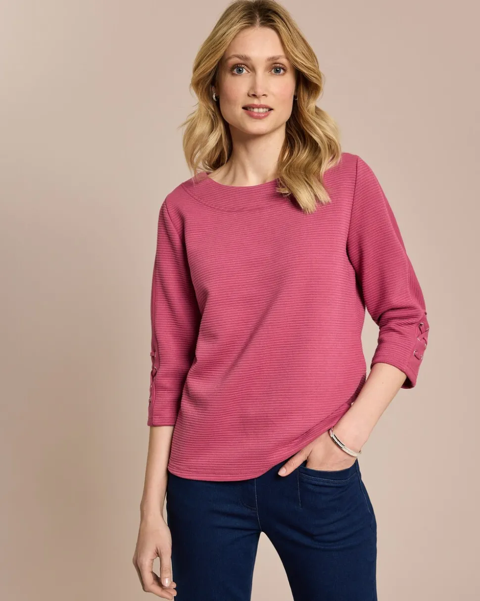 Lux Sweat Ottoman Jersey 3/4-Arm