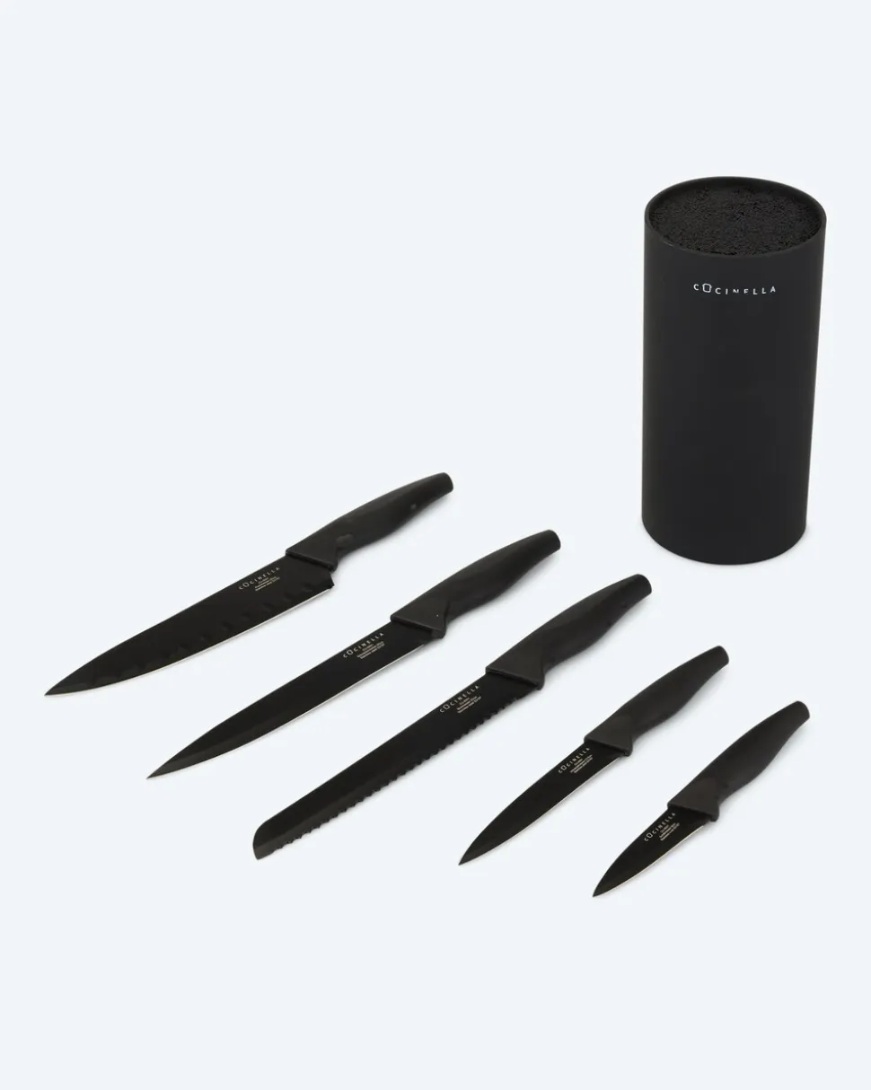 Messerblock + 5 Messer