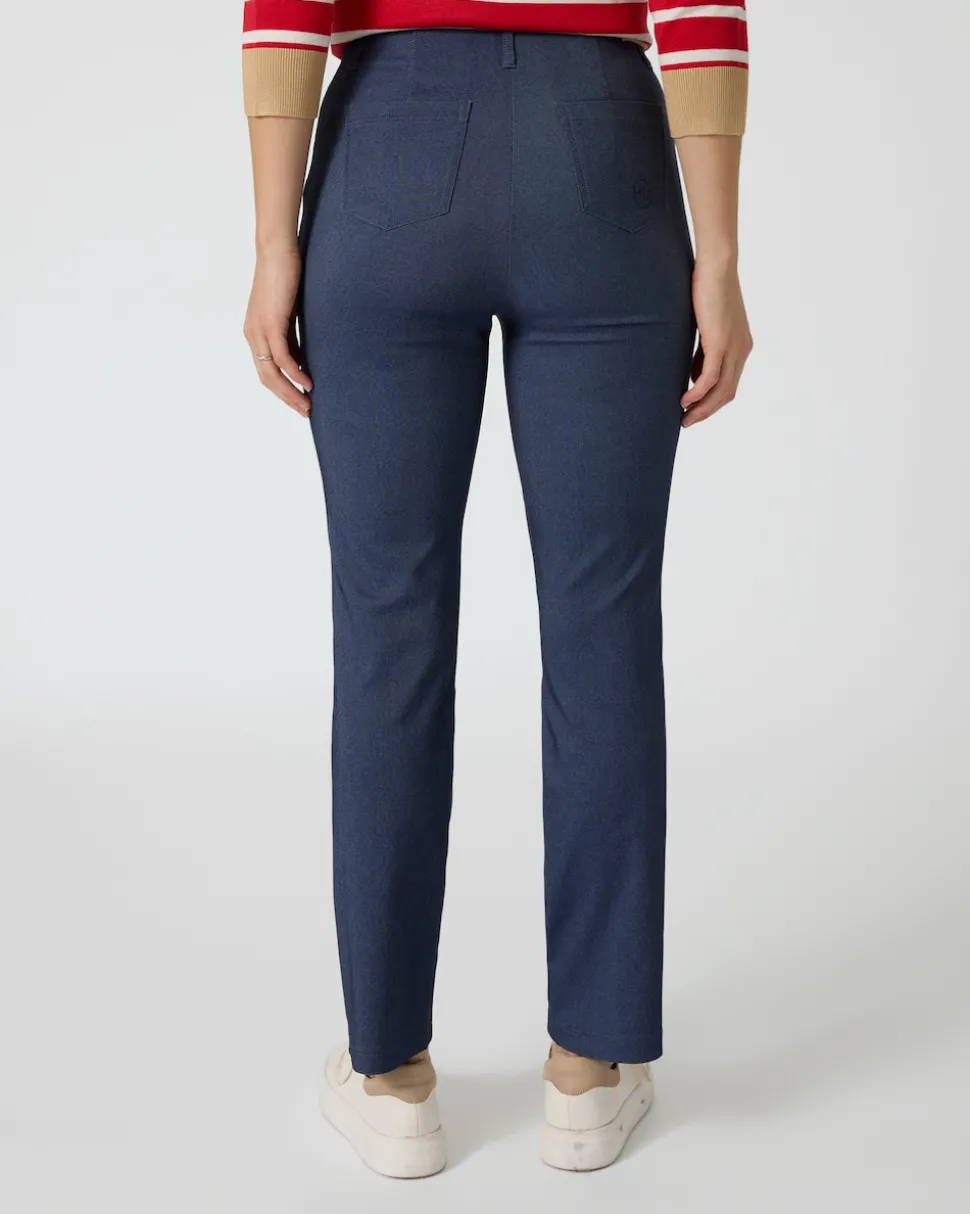 New Classic Bengalin Hose in Mélange/Jeans-Optik