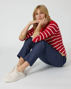 New Classic Bengalin Hose in Mélange/Jeans-Optik