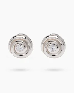 Ohrclipstecker mit Zirkonia