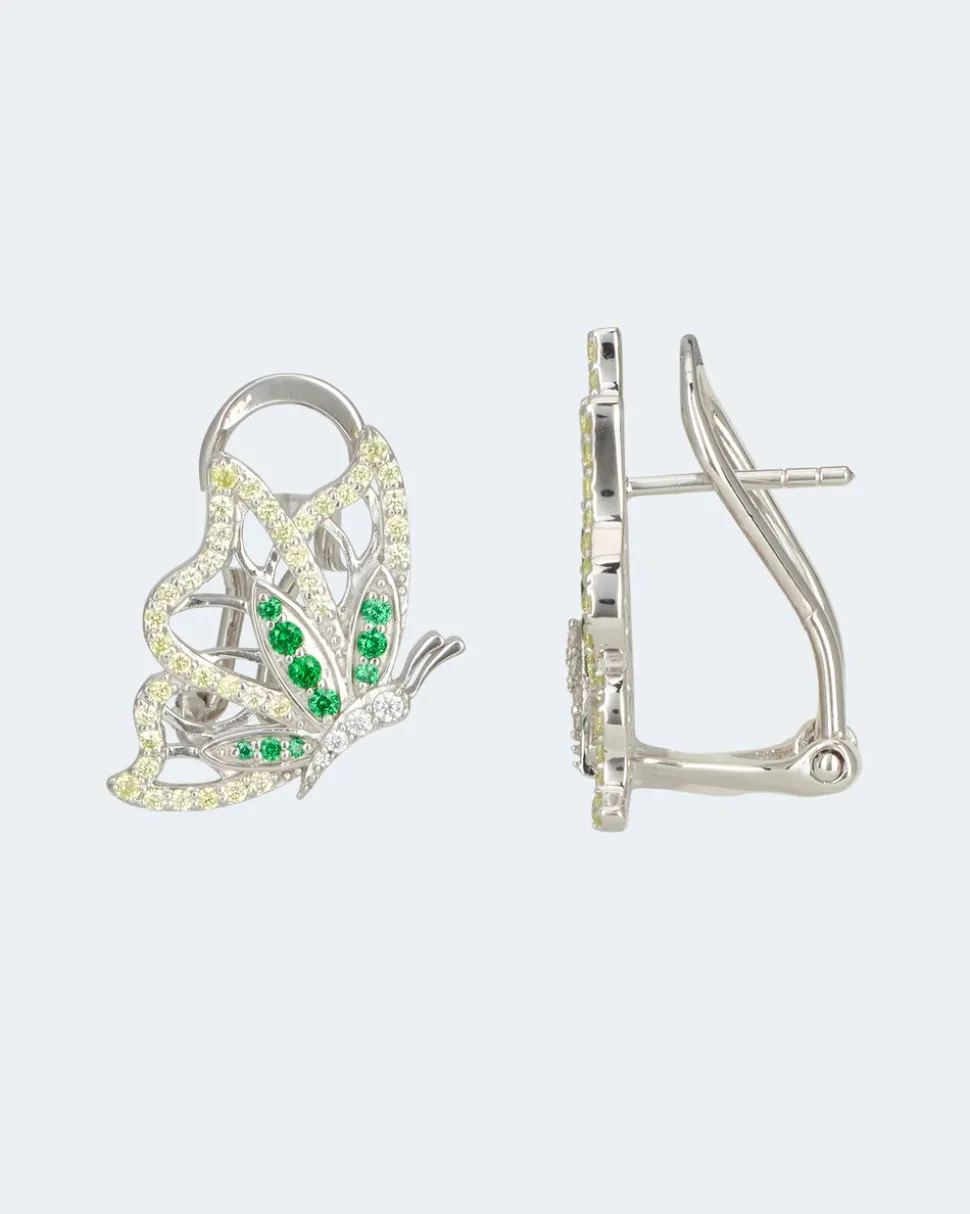 Ohrclipstecker mit Zirkonia