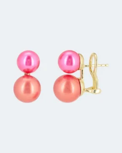 Ohrclipstecker MK-Perle 10mm & 8mm