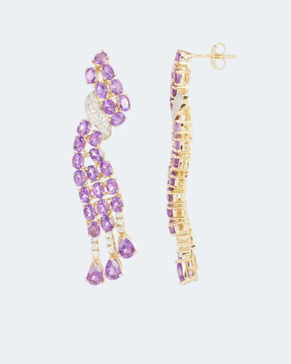 Ohrstecker mit Amethyst