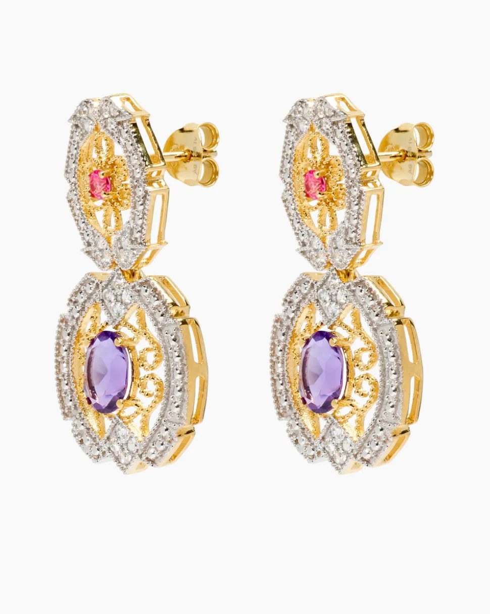 Ohrstecker mit Amethyst