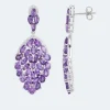 Ohrstecker mit Amethyst und Zirkon