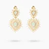 Ohrstecker mit Äthiopischem Opal & Zirkonen