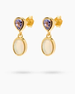 Ohrstecker mit Äthiopischem Opal
