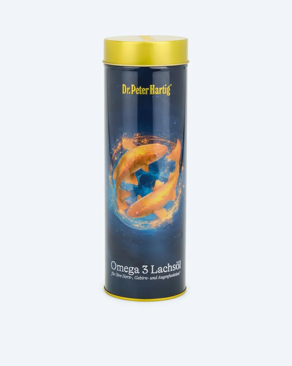 Omega 3 Lachsöl, 500 Kps. mit Schmuckdose