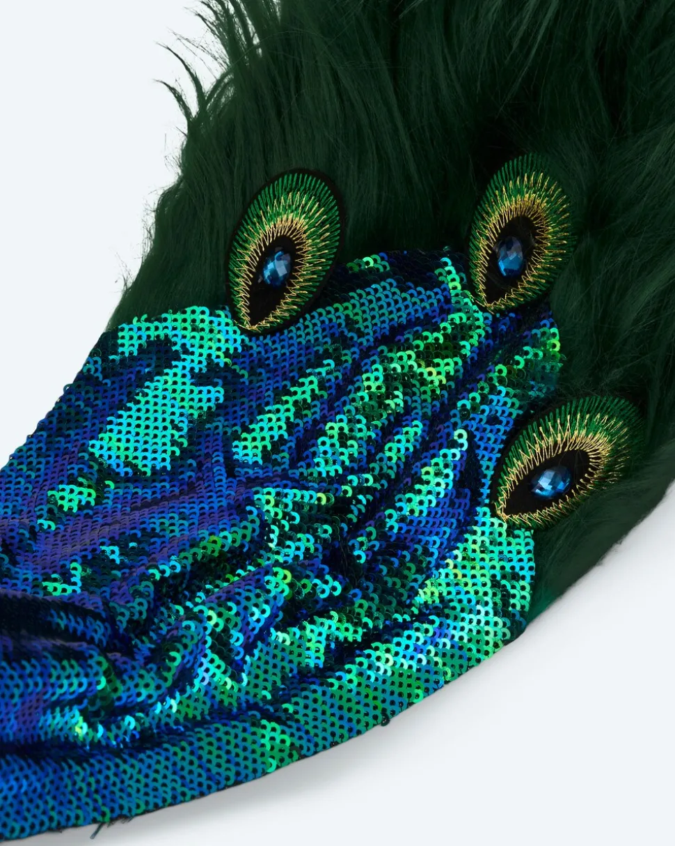 Pfauskulptur