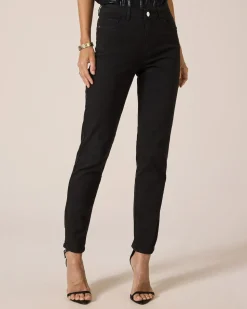 5-Pocket-Jeans mit Strassverzierung