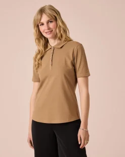 Poloshirt aus Piqué