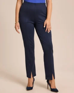 Ponte di Roma Hose mit Schlitzdetail