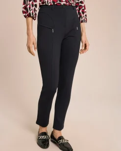 Ponte Hose mit raffinierter Naht
