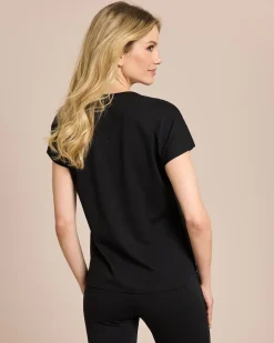 Ponte Shirt mit Halbarm
