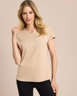 Ponte Shirt mit Halbarm