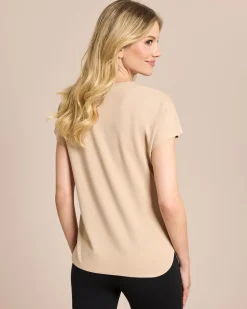 Ponte Shirt mit Halbarm