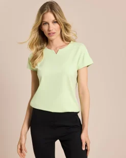 Ponte Shirt mit Halbarm