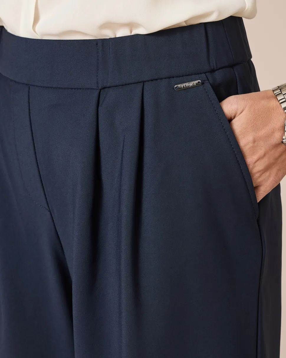 Power Stretch Bundfaltenhose