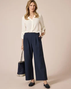 Power Stretch Bundfaltenhose