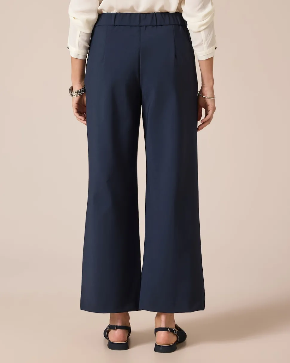 Power Stretch Bundfaltenhose
