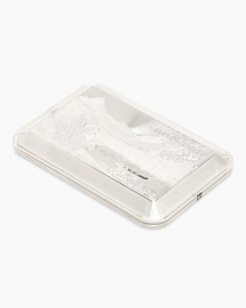 Premium Size Silver Bar Maple Leaf 2024