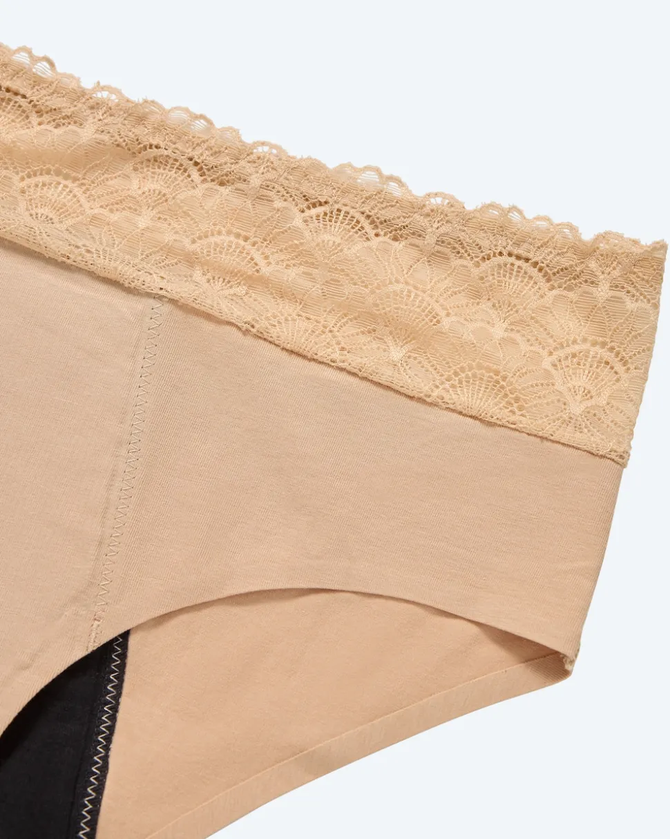 Protection Panty Medium Spitze, Duo