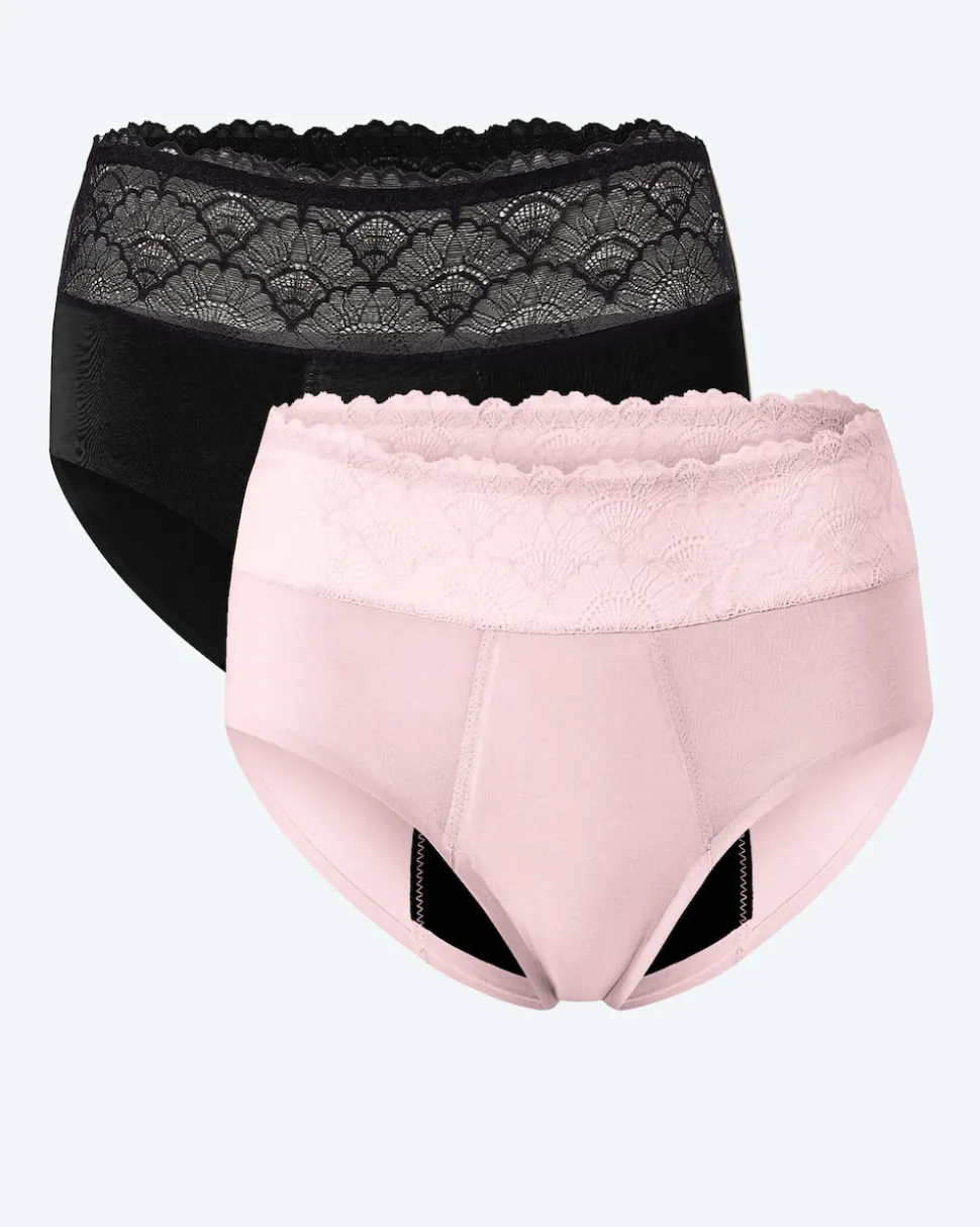 Protection Panty Medium Spitze, Duo