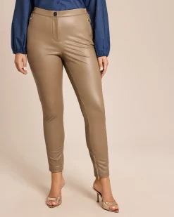 PU Hose mit Zipperdetails