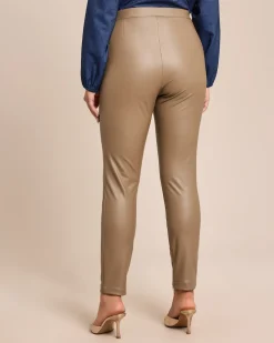 PU Hose mit Zipperdetails